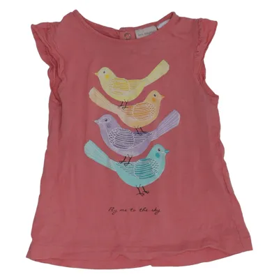 T-shirt (Roze, Meerkleurig) van Zara BabyGirl Katoen