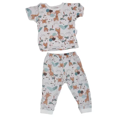 Pyjama (Weiß, Mehrfarbig) von Dana Baumwolle