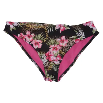 Bikini broekje (Zwart, Roze, Meerkleurig) van Anna B. Elastaan, Polyamide