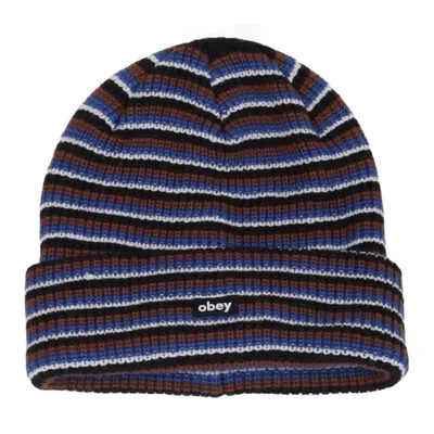 Bonnet (Bleu, Marron, Noir) de Obey Acrylique