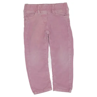 Corduroy broek (Roze) van Il Gufo Katoen, Elastaan