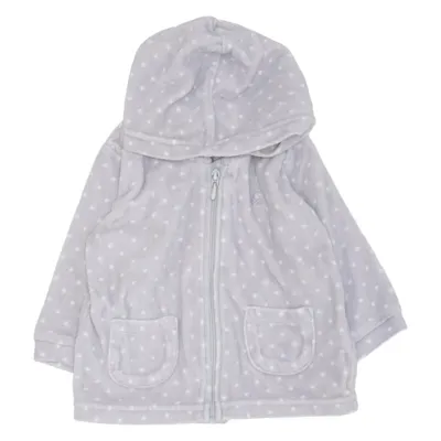 Kapuzenpullover (Grau, Weiß) von Benetton Baby Baumwolle, Polyester