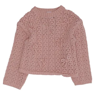 Strickpullover (Pink) von Zara Acryl, Polyester