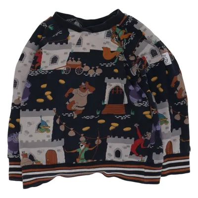 Sweatshirt (Blue, Multicolored) from Disney x Polarn O. Pyret Organic cotton