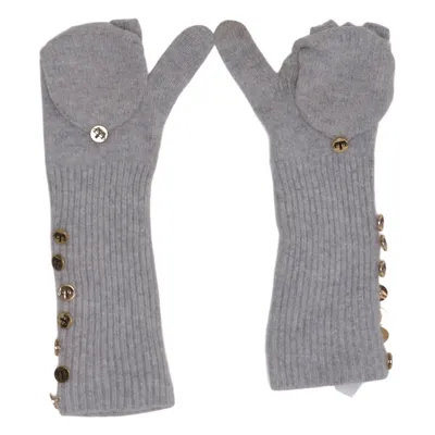 Fingerløse handsker (Grå) fra Juicy Couture Kashmir, Kaninpels, Viscose, Uld