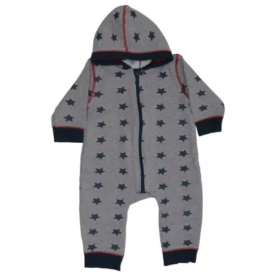 Rompers (Gray, Blue) from Lilly + Sid Cotton, Elastane