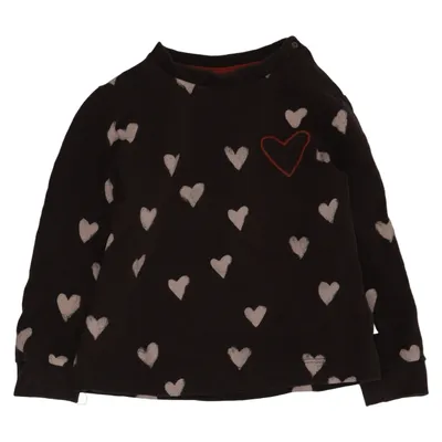 Sweatshirt (Brown, White, Multicolored) from Sanetta Cotton