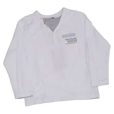 Henley shirt (White, Gray) from Orchestra Cotton