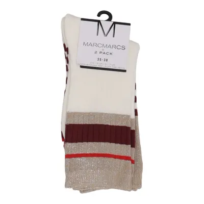 Chaussettes (Blanc, Rouge, Or) de Marcmarcs Coton, Élasthane, Fibre métallique, Polyamide