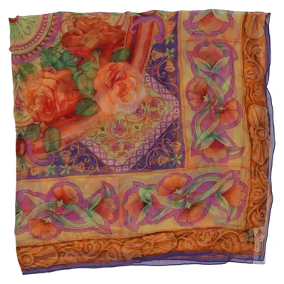 Halsdoek (Geel, Lila, Oranje) van Dolce & Gabbana Zijde