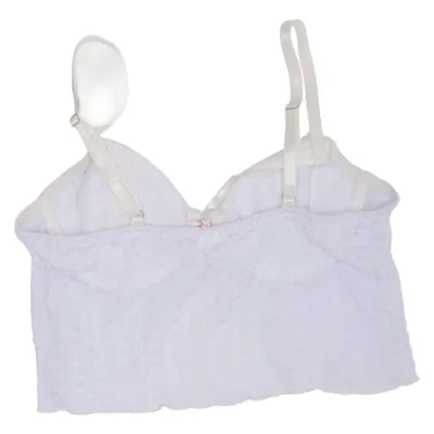 Bustier (Blanc) de Romwe Élasthane, Polyester