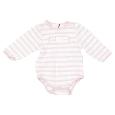 Body (Pink, Hvid) fra Mousqueton Bomuld