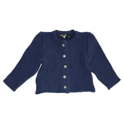 Strickjacke (Blau) von Alpin Acryl, Baumwolle