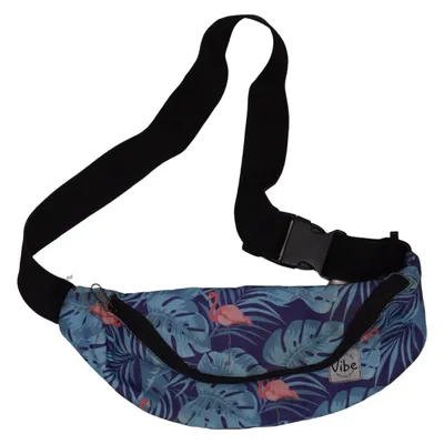Waist bag (Blue, Multicolored) from Vibe Polyester