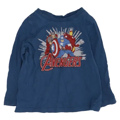 Lange mouwen shirt (Blauw, Meerkleurig) van Marvel Avengers Katoen