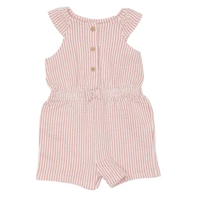 Rompers (Pink, White) from Baby C&A Cotton, Elastane, Polyester