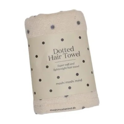 Hårhåndklæde (Dotted Hair Towel) fra Moshi Moshi Mind
