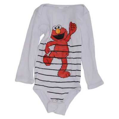 Body (Blanc, Multicolore) de Sesame Street Coton biologique