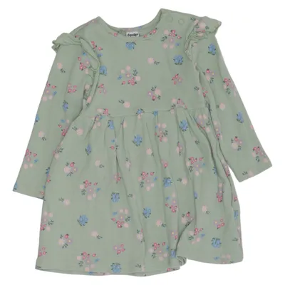 Dress (Green, Multicolored) from Dopo Dopo Baby Cotton, Elastane