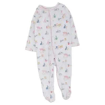 Sparkdräkt (Vit, Flerfärgad) från Babyboden Bomull