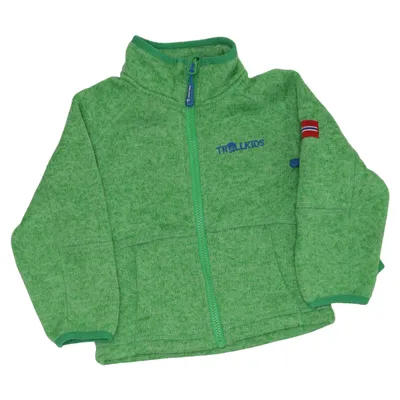 Fleece jas (Groen) van Trollkids Polyester