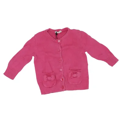 Strickjacke (Pink) von Benetton Baby Baumwolle