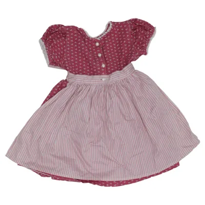 Kjole (Pink, Hvid, Flerfarvet) fra Moocci Bomuld, Elastan