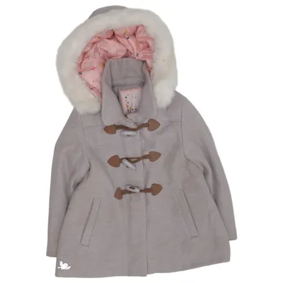 Duffle jas (Grijs) van Sergent Major Elastaan, Polyester, Viscose