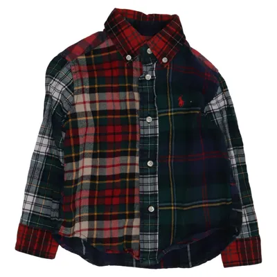 Chemise en flanelle (Rouge, Bleu, Vert, Multicolore) de Ralph Lauren Coton