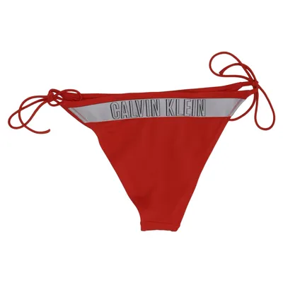 Bikini bottom (Red) from Calvin Klein Swimwear Elastane, Polyamide