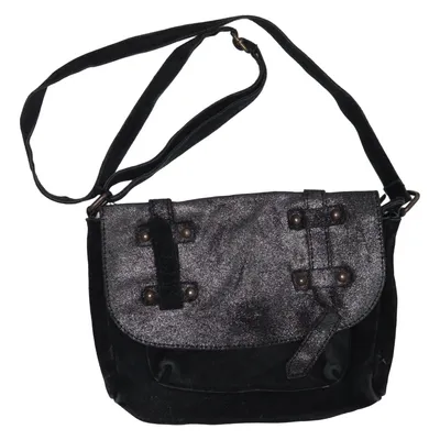 Shoulder-bag (Black) from Lavorazione Artigianale Leather
