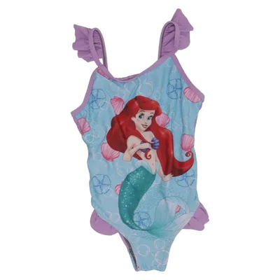 Maillot de bain une pièce (Bleu, Violet, Multicolore) de Disney Princess Élasthane, Polyester