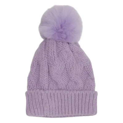 Bobble hat (Purple) from Walbusch Acrylic, Alpaca wool, Polyester, Viscose