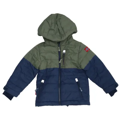 Skijacke (Grün, Blau) von Trollkids Elasthan, Polyamid, Recyceltes Polyester
