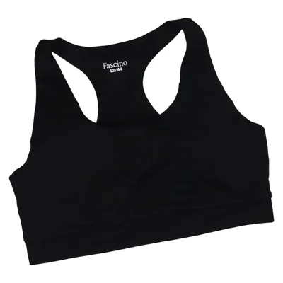 Sports bra (Black) from Fascino Elastane, Polyester