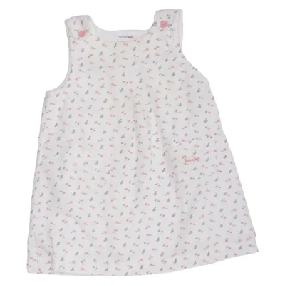 Robe salopette (Blanc, Multicolore) de Bornino Coton