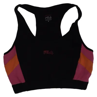 Brassière (Noir, Multicolore) de Fila Coton, Élasthane