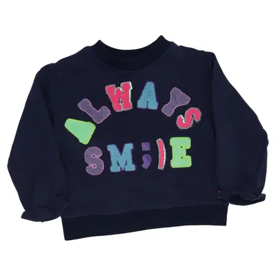 Sweatshirt (U15B75) de Billieblush Coton, Élasthane, Fibre métallique, Polyester