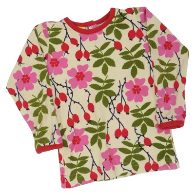 T-shirt à manches longues (Beige, Multicolore) de Duns Coton biologique