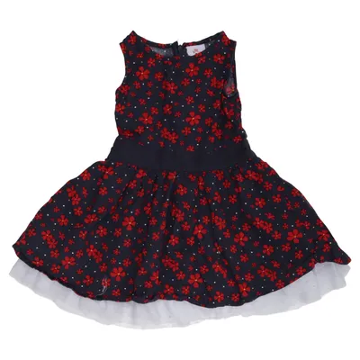 Robe (Bleu, Rouge, Blanc) de Bamse Coton, Polyester
