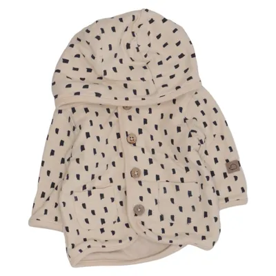 Jack (Beige, Zwart) van Topomini Elastaan, Organisch katoen