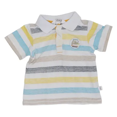 Poloshirt (Wit, Meerkleurig) van Kanz Katoen