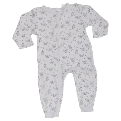 Sparkdräkt (Vit, Grå) från Beauty Baby Bomull