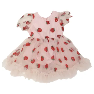 Robe (Rose, Rouge, Vert) de PatPat Polyester