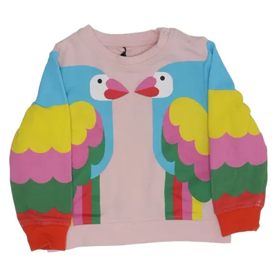 Collegetröja (Rosa, Flerfärgad) från Stella McCartney Bomull