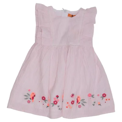 Kleid (Pink, Weiß, Mehrfarbig) von Staccato Baumwolle
