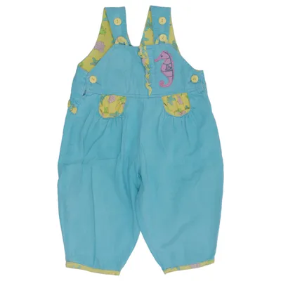 Dungarees (Blue, Yellow, Multicolored) from Lindex Cotton
