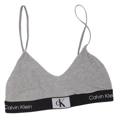 Bralette (Gray, Black) from Calvin Klein Cotton, Elastane