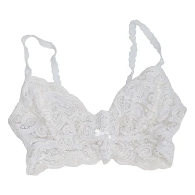 Bralette (Wit) van Pompadour Katoen, Elastaan, Polyamide