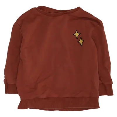 Sweatshirt (Orange) de Carlijnq Élasthane, Coton biologique